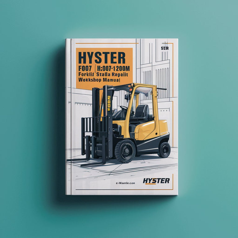 Hyster F007 (H8.00-12.00XM Europe) Forklift Service Repair Workshop Manual