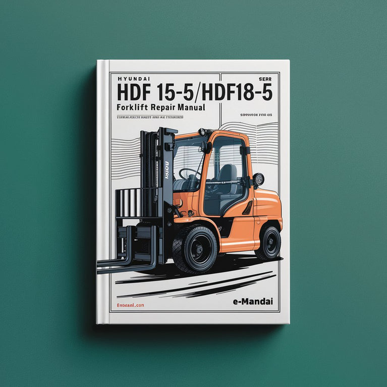 Manual de servicio y reparación de carretillas elevadoras HYUNDAI HDF15-5 / HDF18-5 -