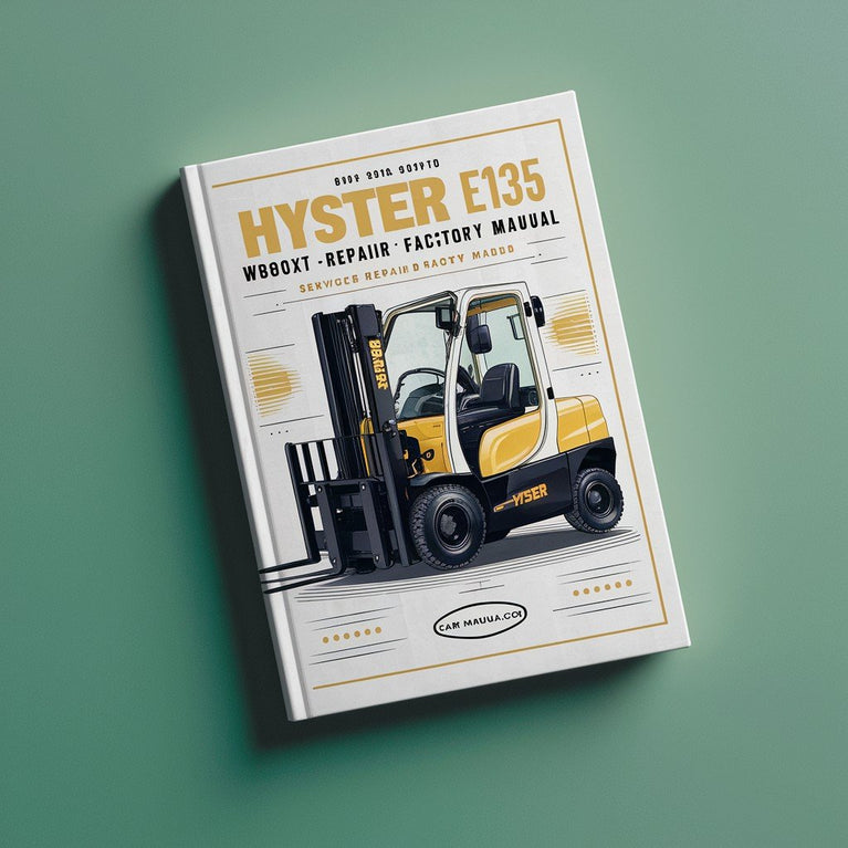 Manual de fábrica de reparación y mantenimiento de montacargas Hyster E135 (W60XT W80XT)