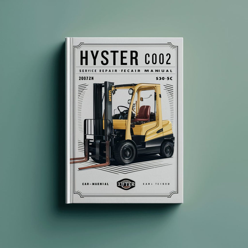 Manual de fábrica de reparación y servicio de montacargas Hyster C002 (S30-50C [América])