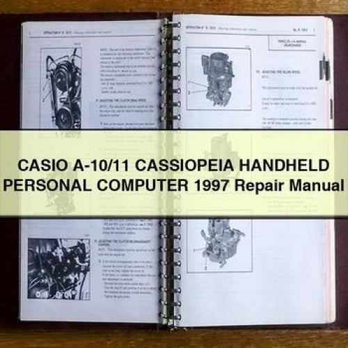 Casio Cassiopeia A-10/11 Handheld PC Repair Manual (1997)