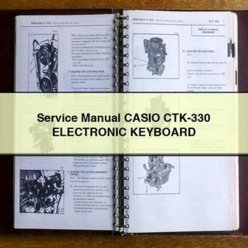 Casio CTK-330 Electronic Keyboard Service Manual (PDF)