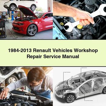 Manual de reparación y servicio del taller de vehículos Renault 1984-2013