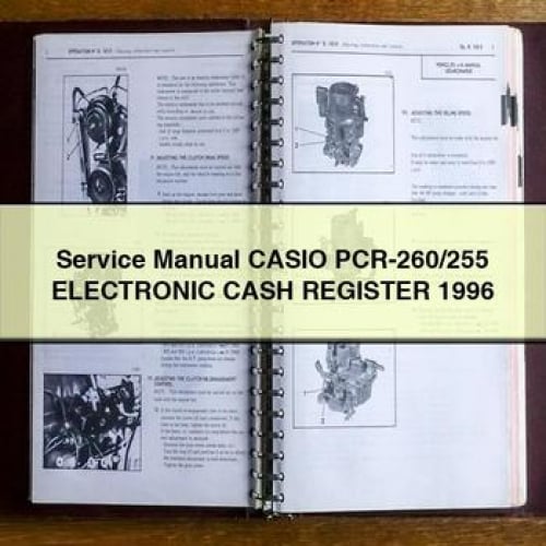 Service Manual CASIO PCR-260/255 Electronic CASH REGISTER 1996 PDF Download