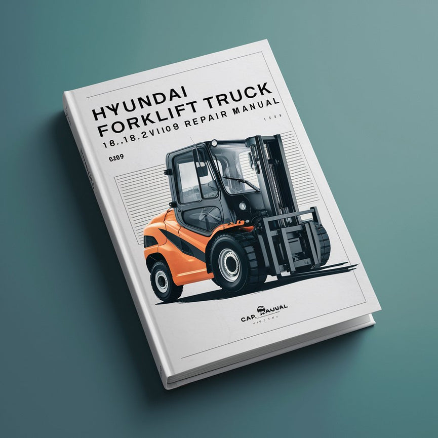 Hyundai Forklift Truck 16.18.20B-9 Service Repair Manual