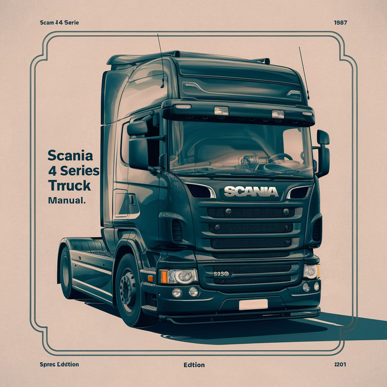 Manuel du camion Scania série 4