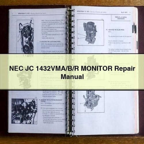 NEC JC 1432VMA/B/R MONITOR Repair Manual PDF Download