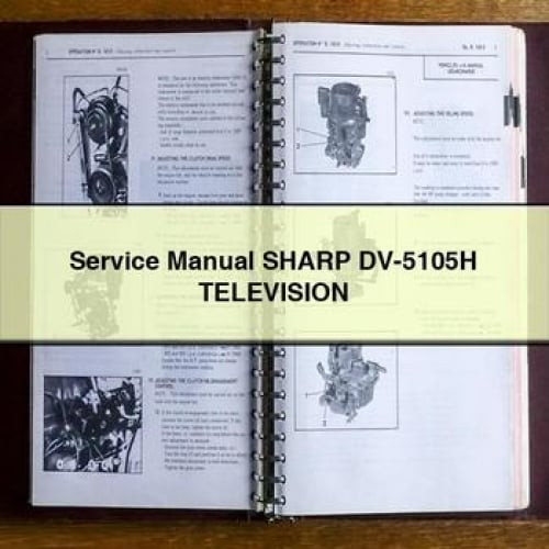 SHARP DV-5105H Television Service Manual (PDF)