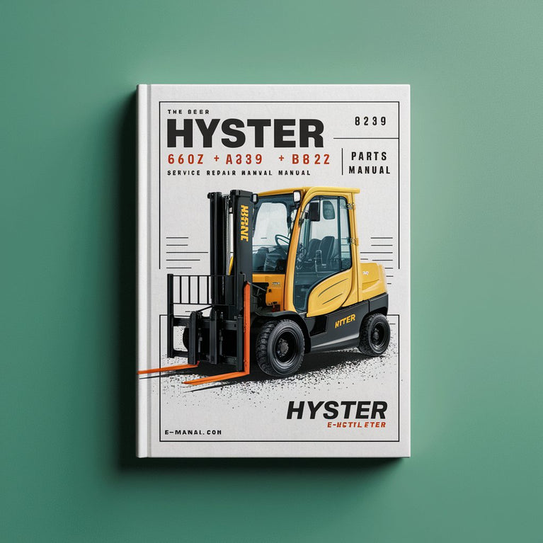 HYSTER B60Z (A230) B80Z (A233) RIDER Forklift Service Repair Manual + Parts Manual