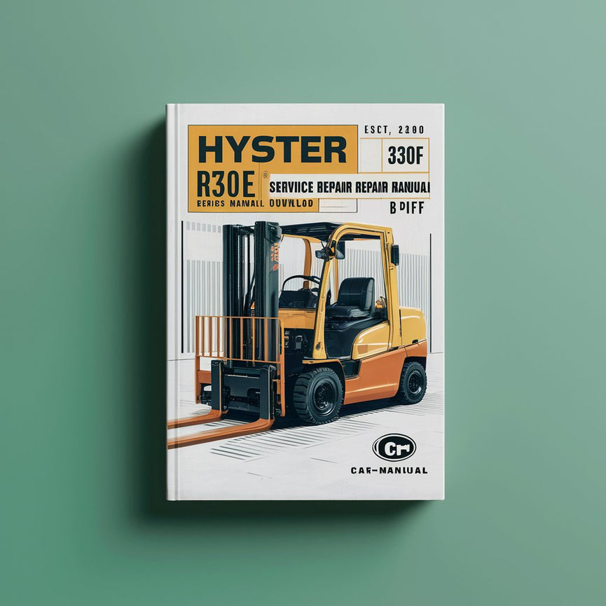 HYSTER R30E R30EA R30EF R30ES R30F R30FA R30FF Electric Forklift Service Repair Manual & Parts Manual  (B174)