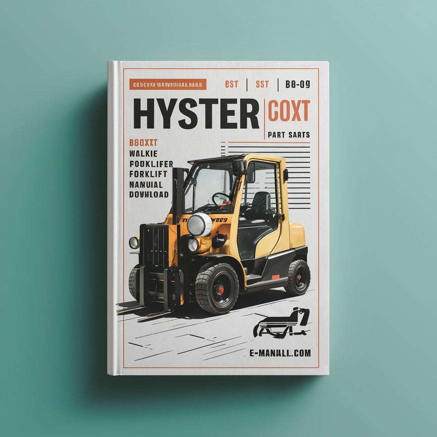 HYSTER B60XT C60XT B80XT C80XT WALKIE/RIDER Forklift Service Repair Manual & Parts Manual  (B199)