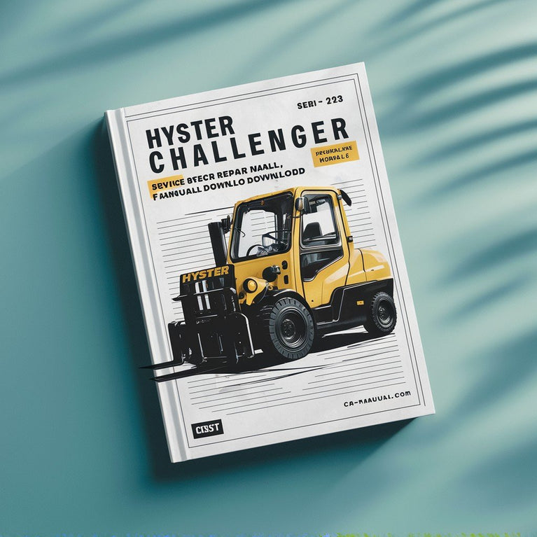 Manual de servicio y reparación de montacargas HYSTER CHALLENGER H25XL H30XL H35XL H1.25XL H1.50XL H1.75XL y manual de piezas (C001)