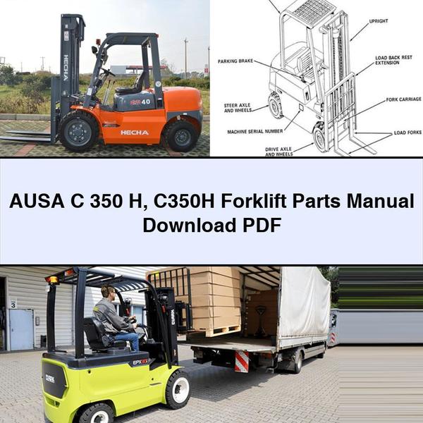 AUSA C 350 H C350H Forklift Parts Manual