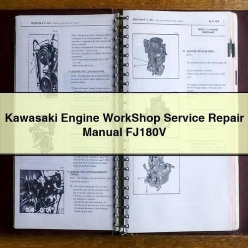 Manual de servicio y reparación del taller de motores Kawasaki FJ180V