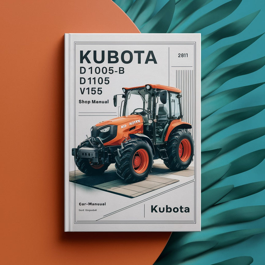 Manual de taller de Kubota D905-B D1005-B D1105 V1505 D1105-TB