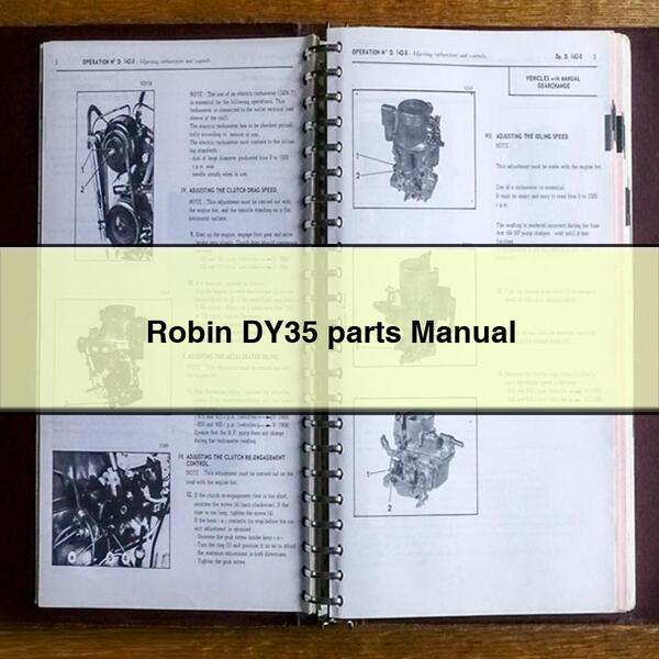 Manual de piezas Robin DY35