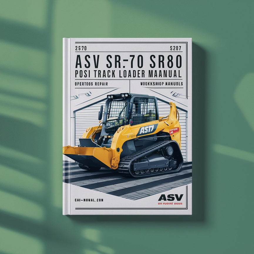 ASV SR70/SR80 Posi-Track Loader Service Manuals