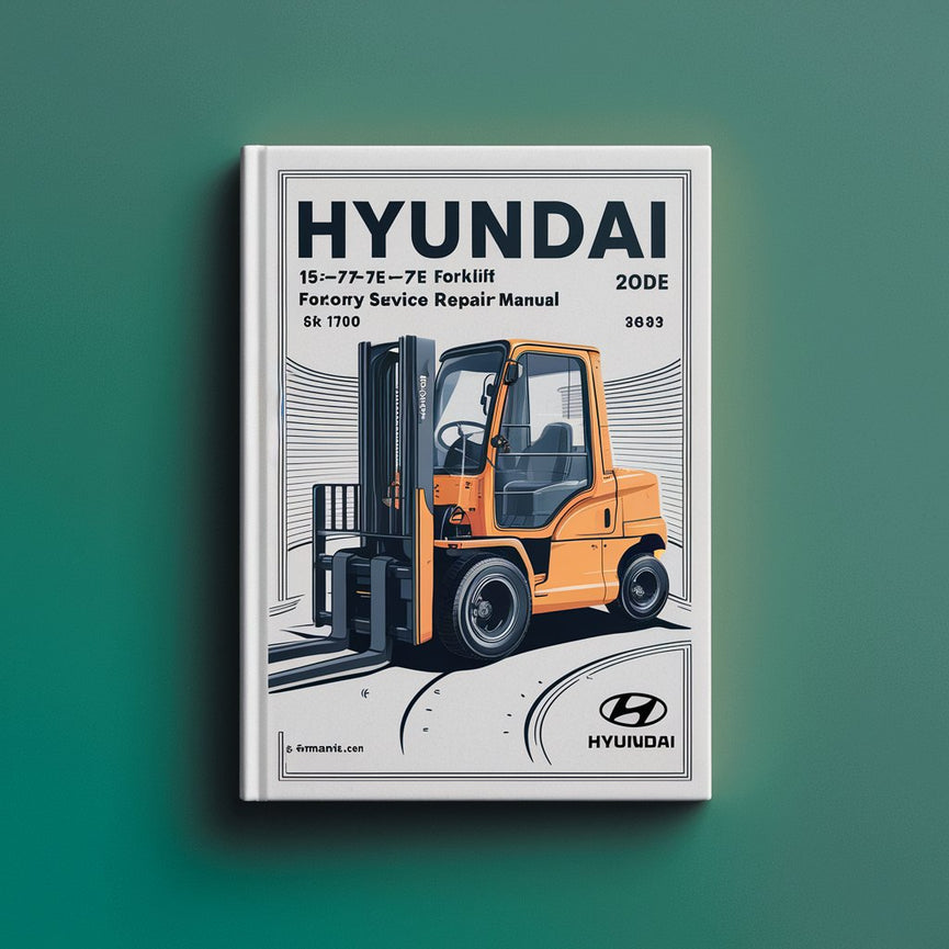 Manuel de réparation et d'entretien d'usine du chariot élévateur Hyundai 15D-7E 18D-7E 20DA-7E