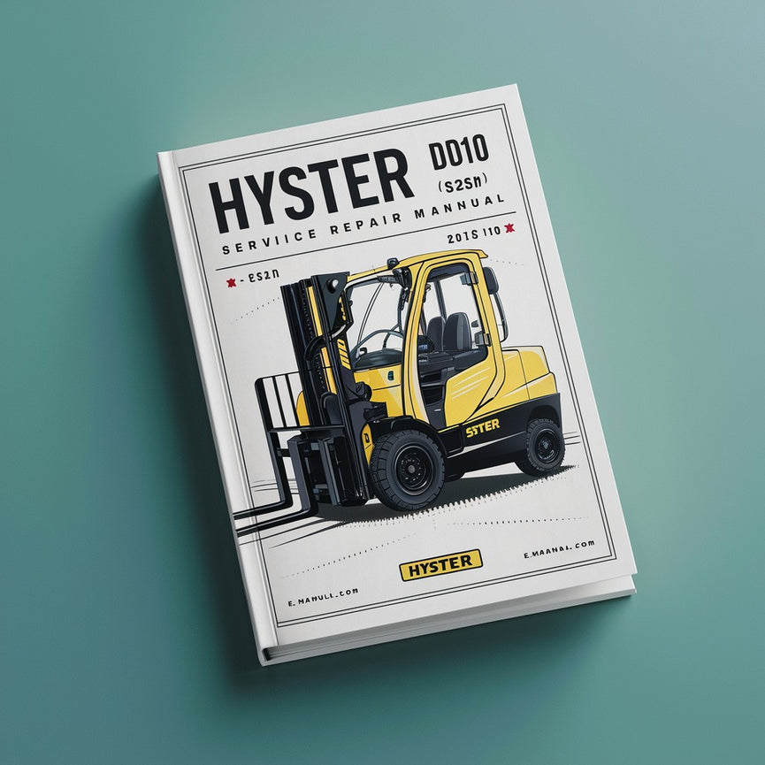 Manuel d'entretien du chariot élévateur Hyster D010 (S25XM)