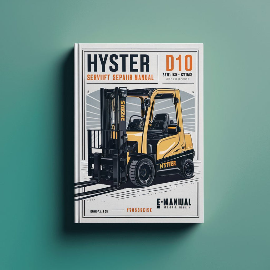 Manual de servicio de la carretilla elevadora Hyster D010 (S40XMS)