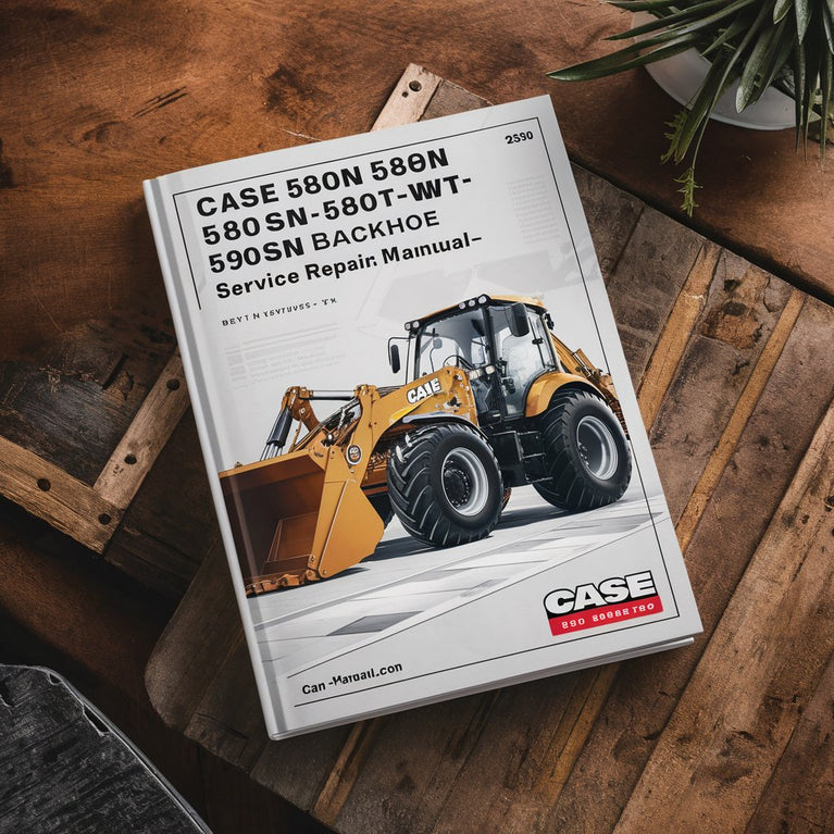 Case 580N, 580SN, 580SN-WT, 590SN Tractor Loader Backhoe Service Repair Manual (Improved PDF)