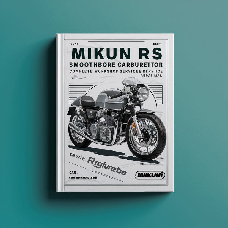 Manual completo de reparación y servicio del carburador de ánima lisa Mikuni RS