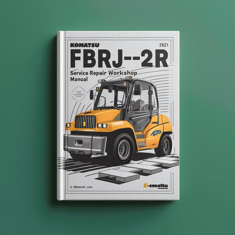 Manual de taller y reparación de montacargas Komatsu FBRJ-2R