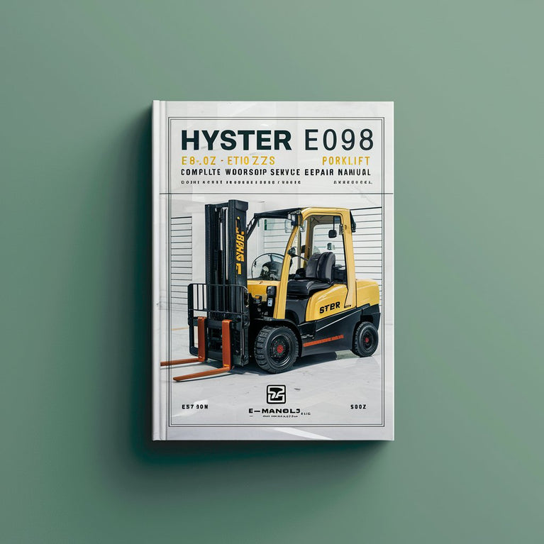 Manual completo de reparación y servicio de taller de la carretilla elevadora Hyster E098 (E70Z E80Z E100ZS E100Z E120Z)