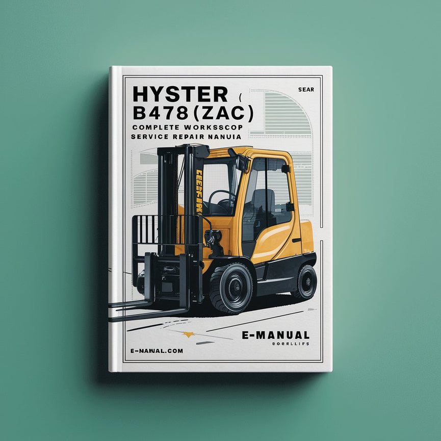 Manual completo de reparación y servicio de taller de la carretilla elevadora Hyster B478 (C60ZAC)