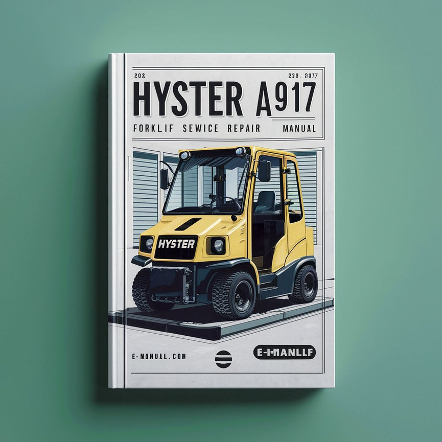 Hyster A917 (H40.00XM-12 Europe) Forklif Service Repair Manual