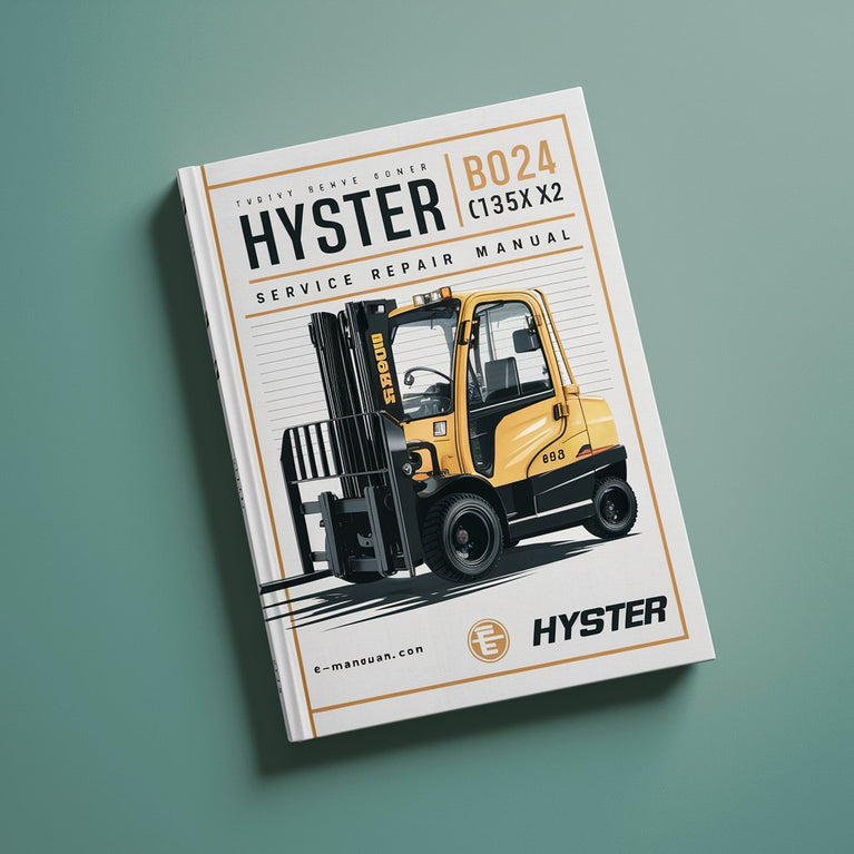 Manual de servicio y reparación de montacargas Hyster B024 (S135XL2)