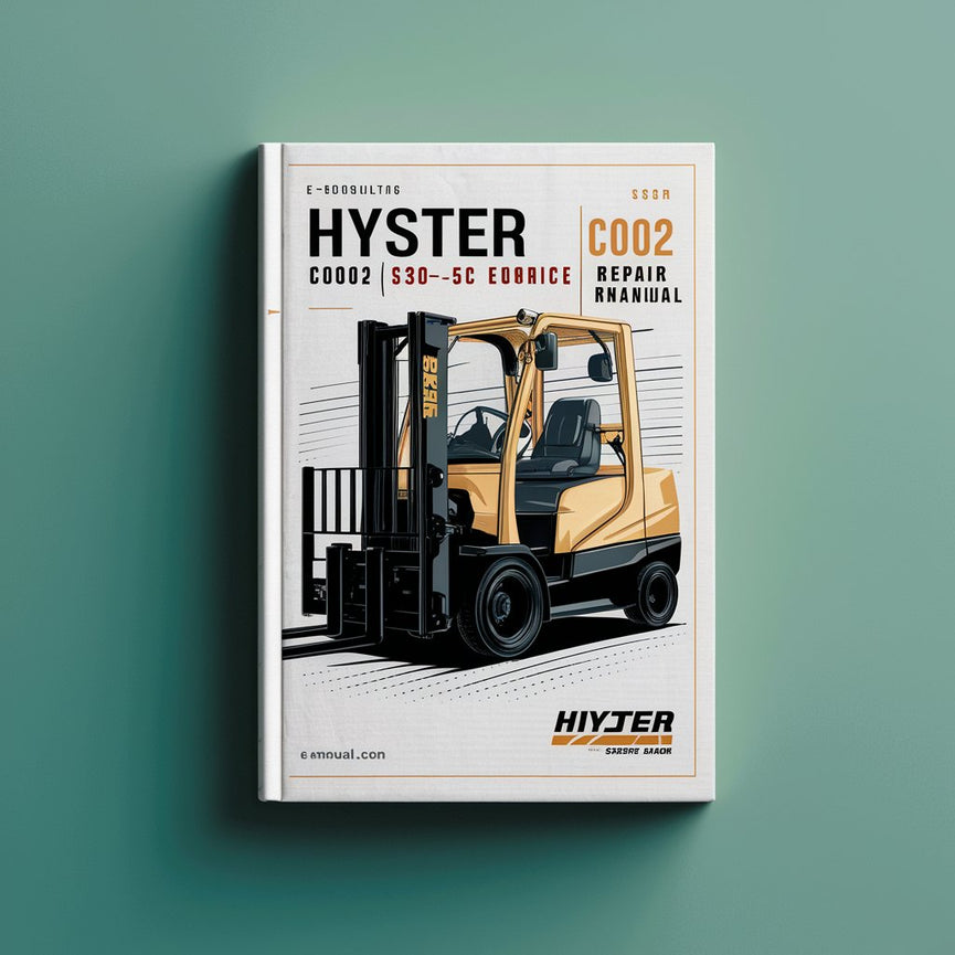 Manuel d'entretien du chariot élévateur Hyster C002 (S30-50C Europe)