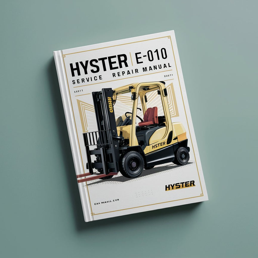 Manual de servicio y reparación de montacargas Hyster E010 (S30FT)