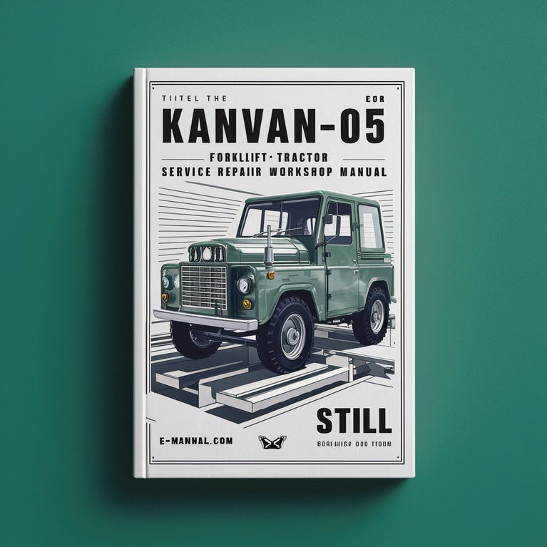 Still KANVAN-05 Forklift Towign Tractor Service Repair Workshop Manual