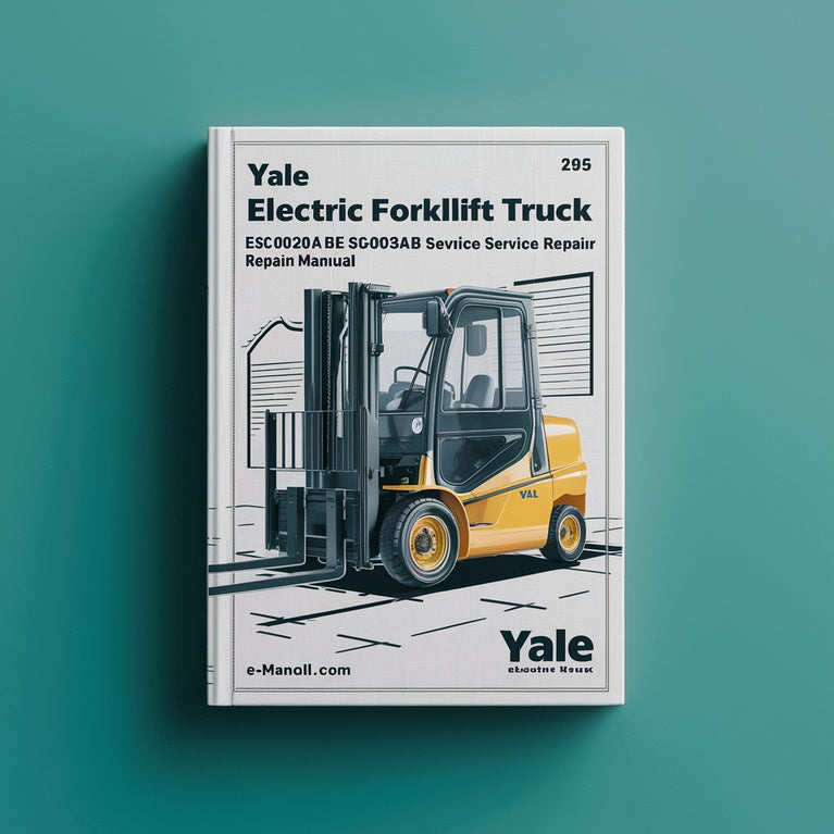 Yale Electric Forklift Truck: ESC020AB ESC025AB ESC030AB Workshop Service Repair Manual