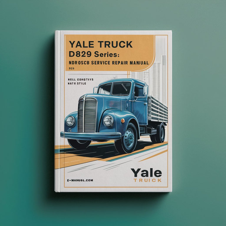 Yale Truck D829 Series: NDR030CB NR045CB Service Repair Manual