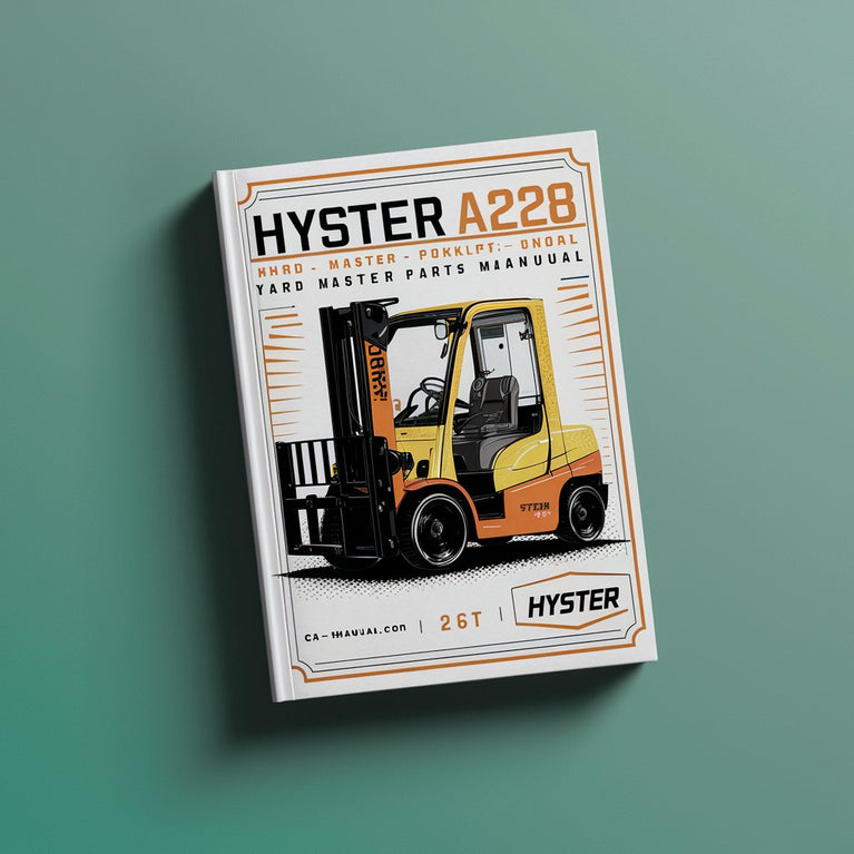 Hyster A228 (HR45-EC HR48-EC) Yard Master Forklift Parts Manual