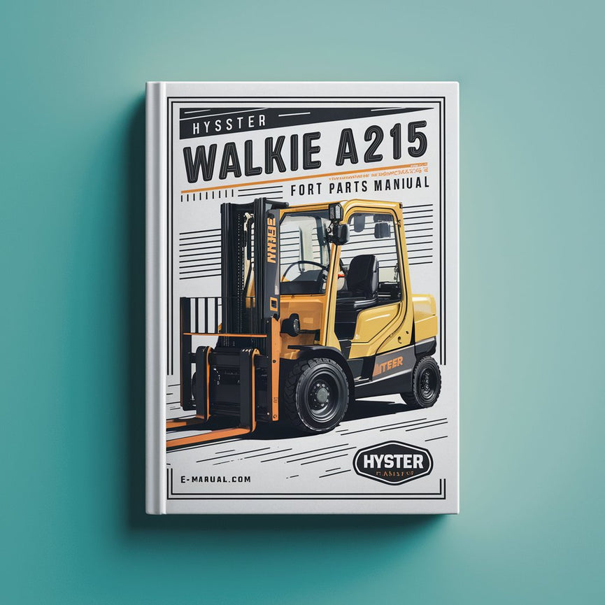 Manual de piezas de la carretilla elevadora Hyster Walkie A215 (W45XT)