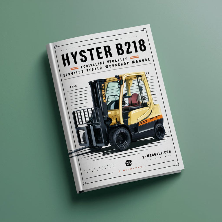 Hyster B218 (W40Z) Forklift Service Repair Workshop Manual