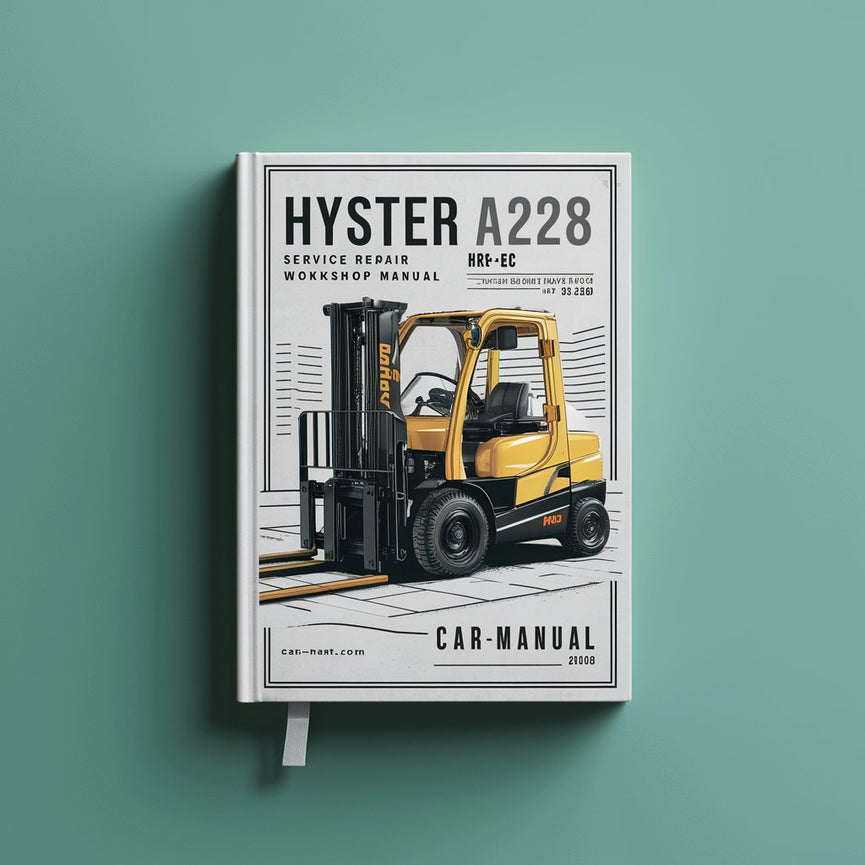 Manuel d'atelier de réparation et d'entretien du chariot élévateur Hyster A228 (HR45-EC HR48-EC)