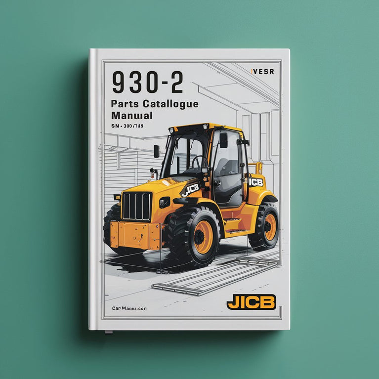 Manuel du catalogue de pièces détachées pour chariot élévateur JCB 930-2 (SN : 00607000-00607149)