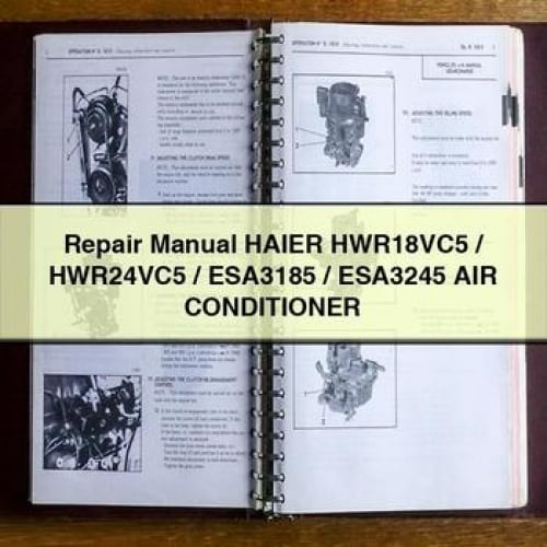 Haier HWR18VC5/HWR24VC5/ESA3185/ESA3245 Air Conditioner Repair Manual (PDF)