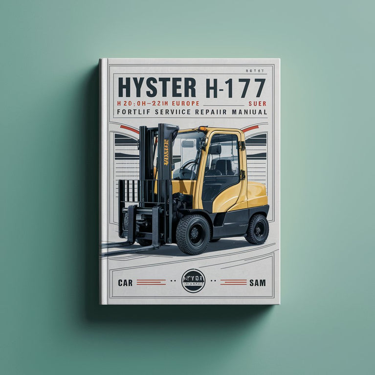 Manuel de réparation et d'entretien du chariot élévateur Hyster H177 (H2.00-H3.20XM Europe)