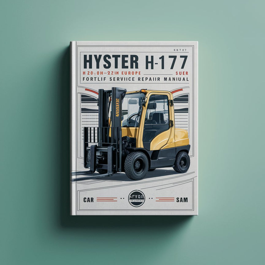 Manual de servicio y reparación de carretillas elevadoras Hyster H177 (H2.00-H3.20XM Europa)