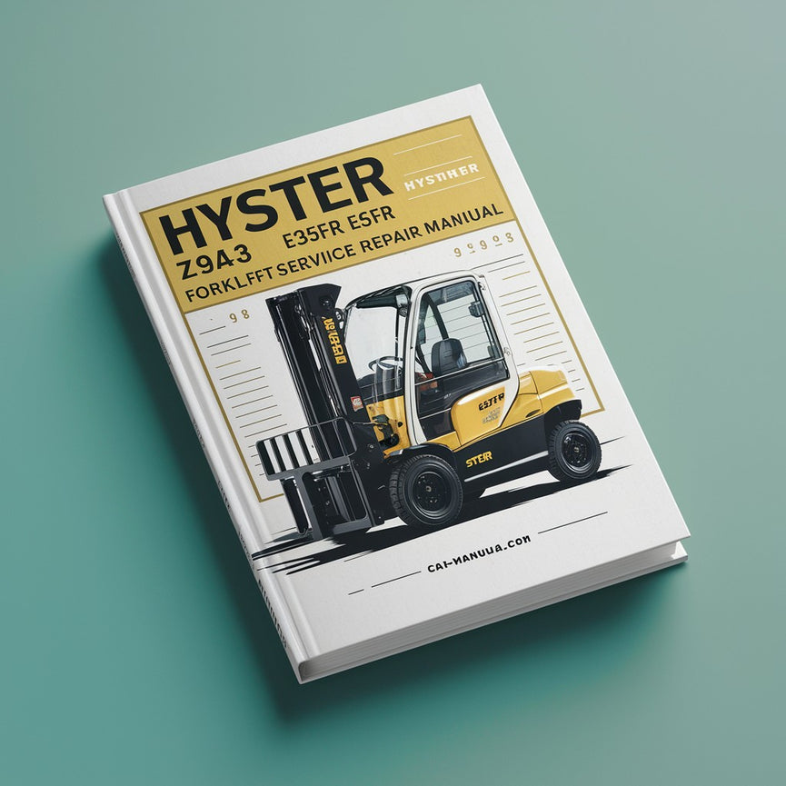 Manual de servicio y reparación de montacargas Hyster Z943 (E30FR E35FR E40FR E45FR E50FR)