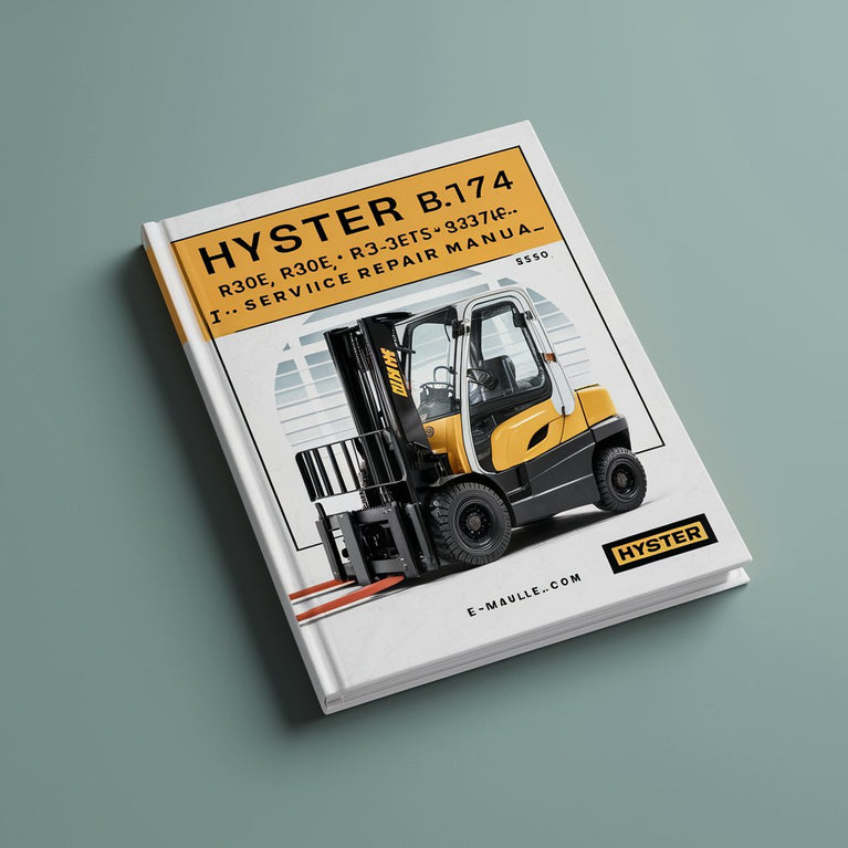 Hyster B174 (R30E R30EA R30EF R30ES R30F R30FA R30FF) Forklift Service Repair Manual