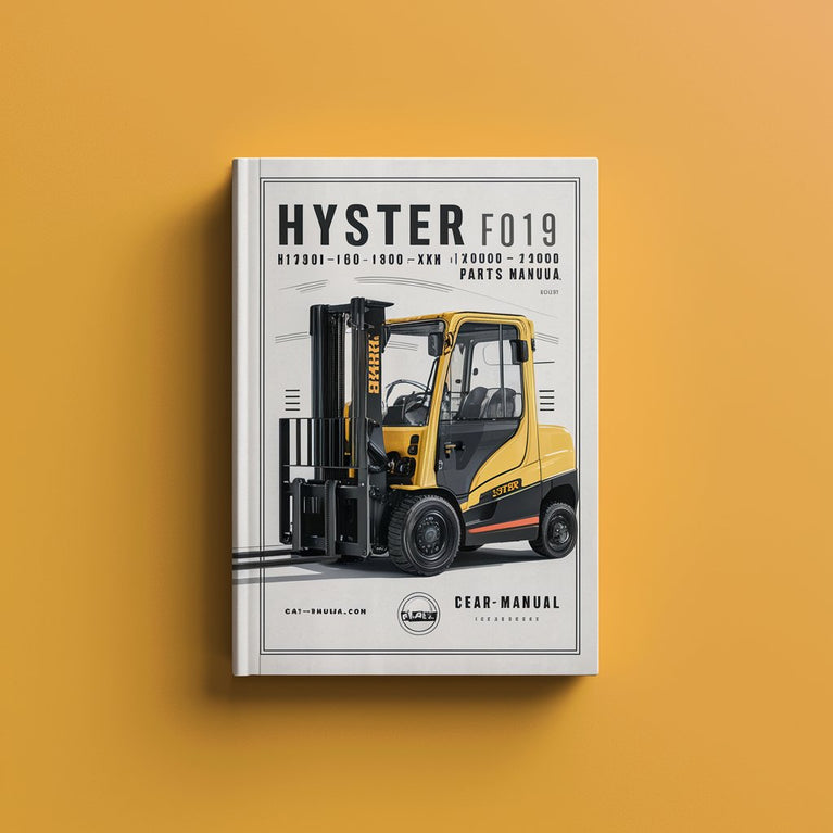 Hyster F019 (H13.00-16.00XM H10.00-12.000XM-12EC) Forklift Parts Manual