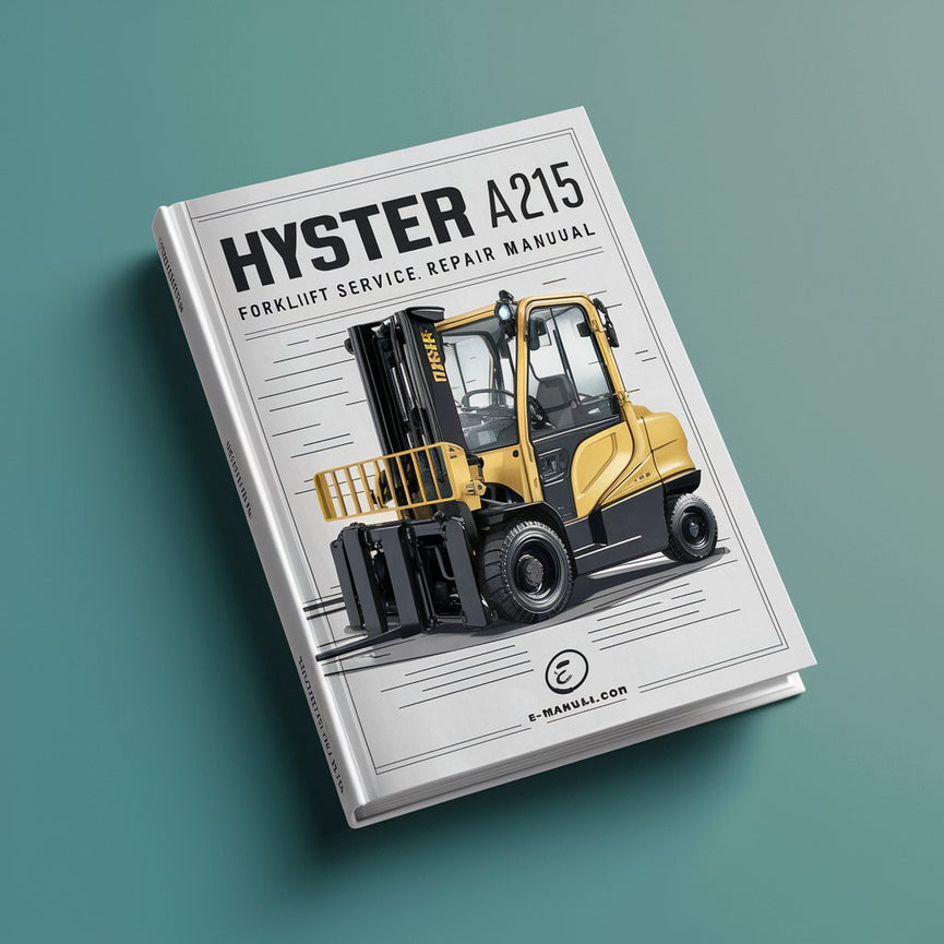 Manual de servicio y reparación de montacargas Hyster A215 (W45XT)