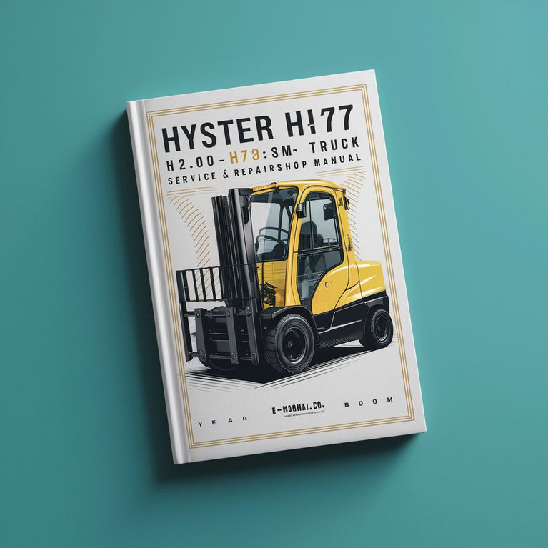 Manual de taller de servicio y reparación de carretillas elevadoras Hyster H177 (H2.00-H3.20XM Europa)