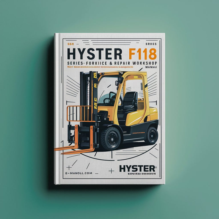 Manual de taller de servicio y reparación de montacargas Hyster serie F118